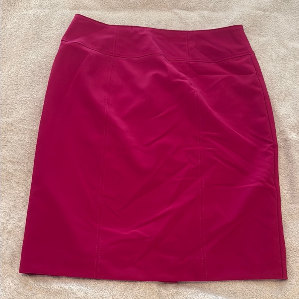 Worthington Fuchsia Pencil Skirt